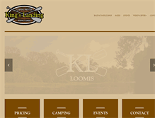 Tablet Screenshot of kingslandingfl.com